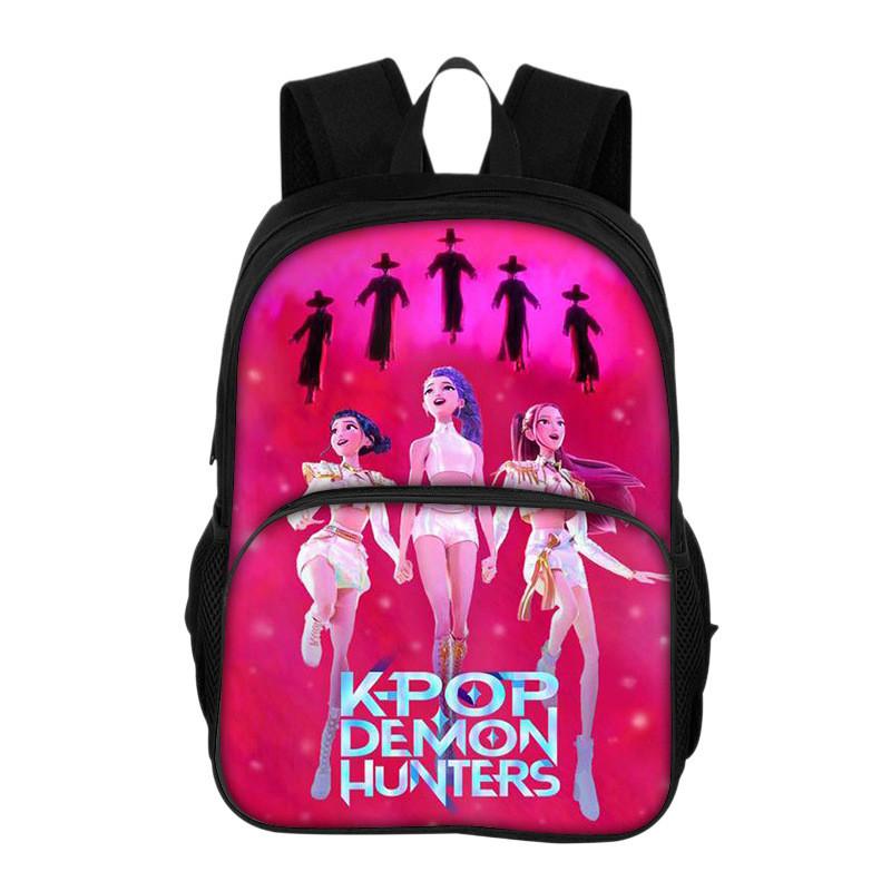 K-pop рюкзак Hunter Witches из ткани Оксфорд с дышащими мягкими лямками для школьников