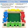 4 Sided 10 Number Pub Bar Party Supplies Flaps & Dices Game Shut The Box Wooden Dice Board Game