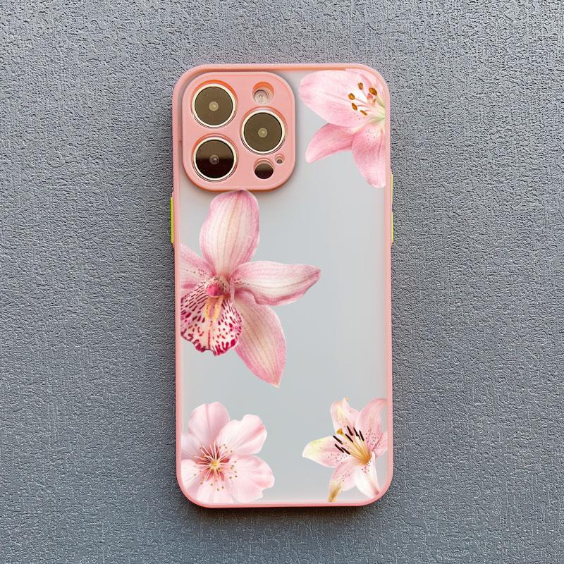 Цветок Лилии Орхидеи Пышное Цветение Чехол для Телефона Для iPhone 15 16 14 Pro Max Plus 13 12 Mini 11 Pro Max XS XR X 7 8 SE2 Чехлы