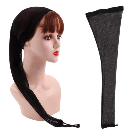 2Pcs 28-inches Long Hair Weave Sleeve Cap Reusable Lightweight Breathable Stretchy Women Wig Cap Hairnet Box Braid Dreadlock Twists Braids Sleeve
