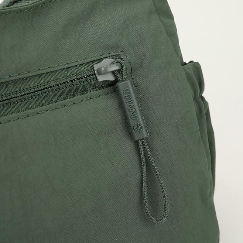 Плиссированная женская сумка с несколькими отделениями, нейлоновая водонепроницаемая легкая сумка через плечо