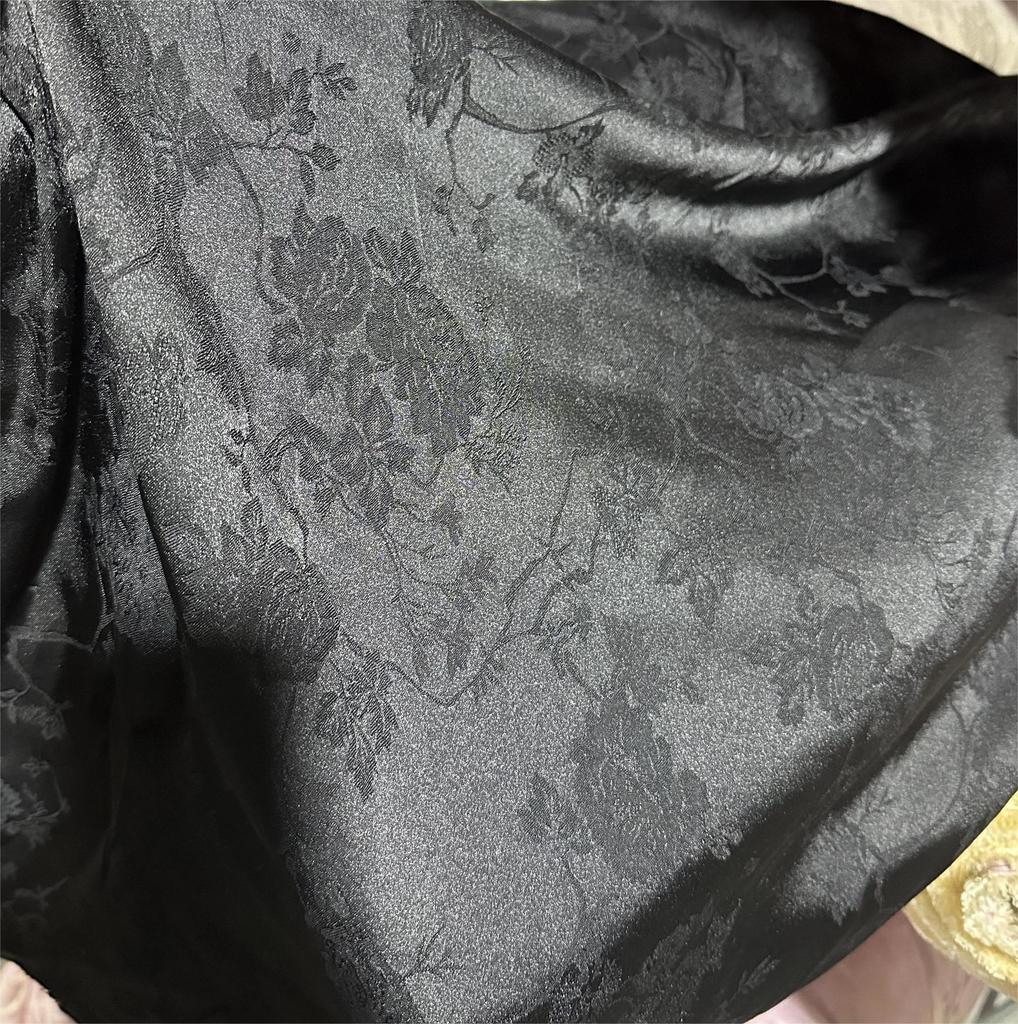 Dunhuang Silk Jacquard Two-Color Imitation Cheongsam Hanfu Fabric