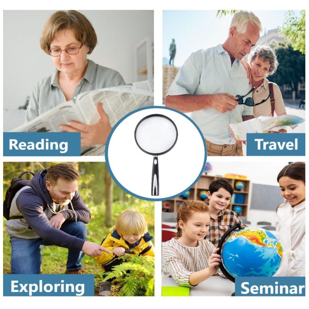 Читая газеты страница увеличительное стекло большое зеркало книжная страница увеличительное стекло увеличительное стекло дети