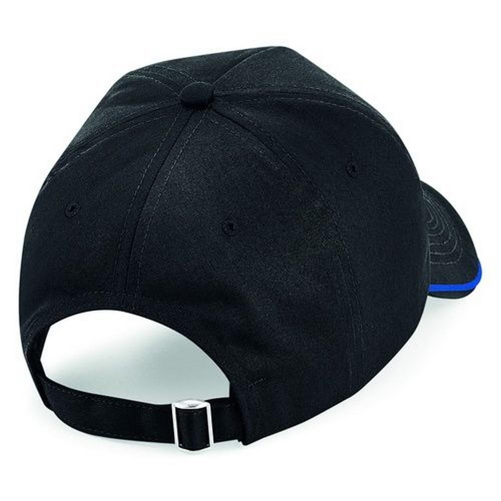 Beechfield Adults Unisex Authentic 5 Panel Piped Peak Cap