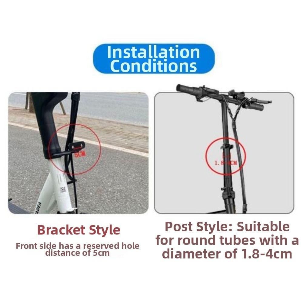 Plastic Electric Scooter Basket High Load-bearing Anti-theft Baskets Replacement