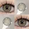 AMARA Blue Colored Contact Lenses Natural Look Green Eye Lenses Gray Contact Color Lenses Beauty Pupil Eye Cosmetics Yearly Use