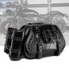 1 Pair Retro Punk Style Saddlebag Motorcycle Tool Bag Waterproof Travel Luggage Storage Bag Motorbike Over Saddlebag
