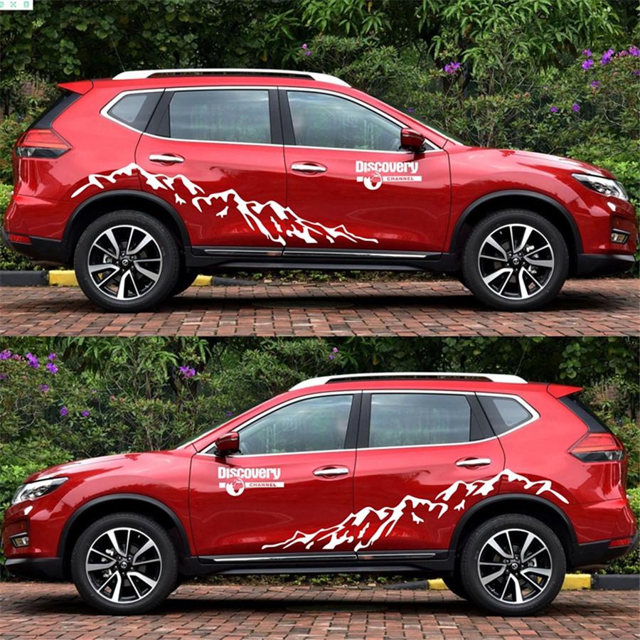 Декаль Mountain Styling Наклейка Декор Боковой Двери Автомобиля Наклейки на Кузов Автомобиля Для Toyota