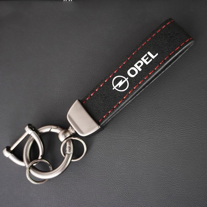 Car PU Leather Keychain Accessories For Opel Astra GTC Insignia Antara Meriva Zafira Vectra Mokka Corsa 2004 2007 2008 2011 2015