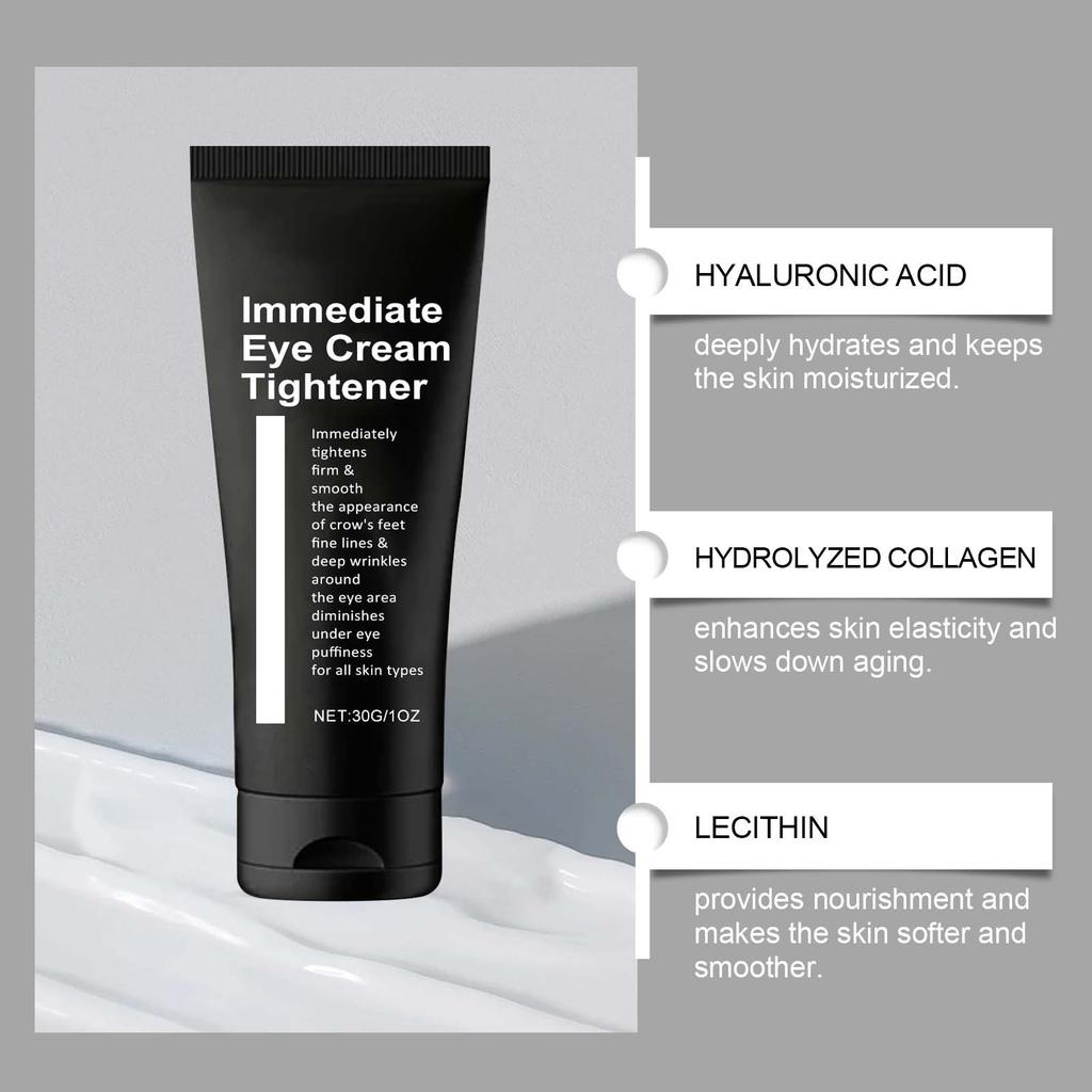 Быстродействующий укрепляющий крем для кожи вокруг глаз, антивозрастной крем для кожи вокруг глаз от темных кругов, отечности и мешков под глазами, уменьшает морщины, тонкие линии, увлажняет кожу