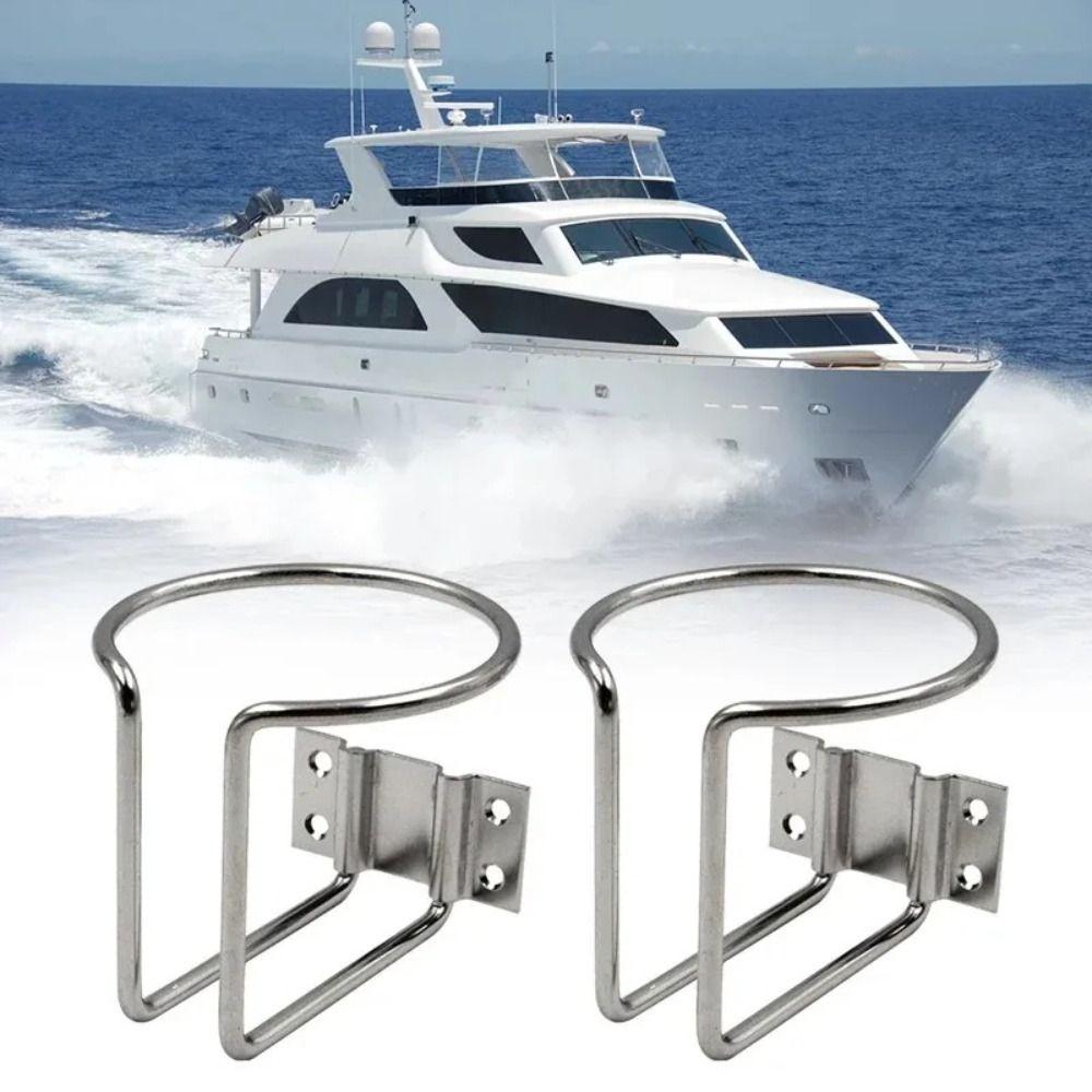 1/2Pcs Cup Holder Car Drink Holders Drinks Bracket RV Water Bottle Stand Boat Rings Marine Yacht