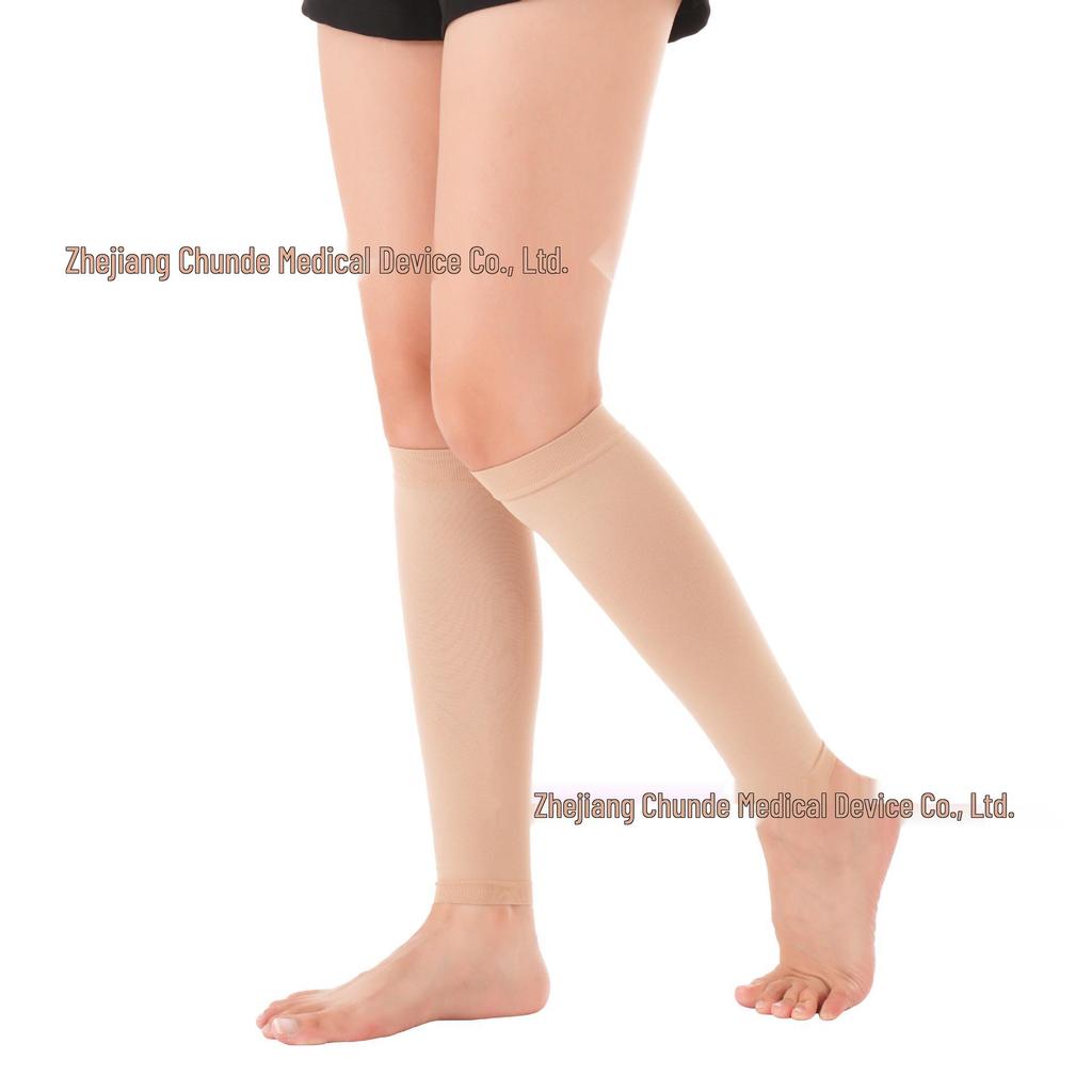 Level 1 Calf Socks, Level 2 Compression Socks for Varicose Veins, Elastic Support, German-Knit.