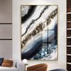 Abstract Black Golden Foil Leaves Luxury Poster Art Plant Canvas Painting Decorative Modern Wall Picture for Living Room Decor