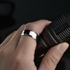Высококачественные титановые кольца из нержавеющей стали Модные черные кольца для вечеринок для мужчин
