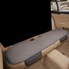 High-quality Universal Linen Car Seat Cushion Four Season Single Piece Butt Support Three Piece Set for Rear Seats