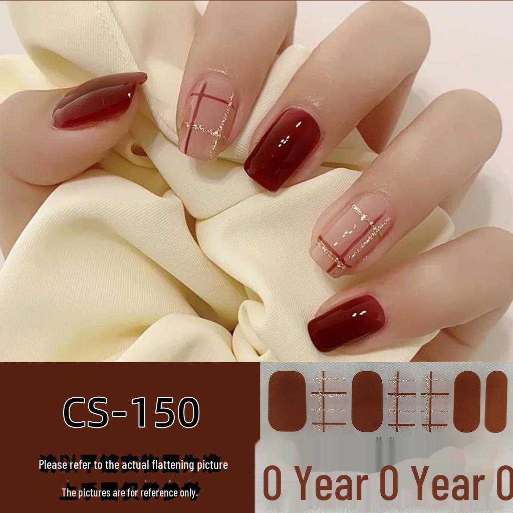 Водостойкие долговечные 3D-гелевые наклейки для ногтей без запекания — съемные и носимые дизайны для всех ногтей для женщин