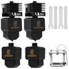 Набор горячего конца (Hotend) 2 шт. для Bambu Lab P2S/H2D/H2S/A1/A1 Mini, высокоскоростная сборка горячего конца, сопло из закаленной стали 0,4 мм, запчасть для 3D-принтера