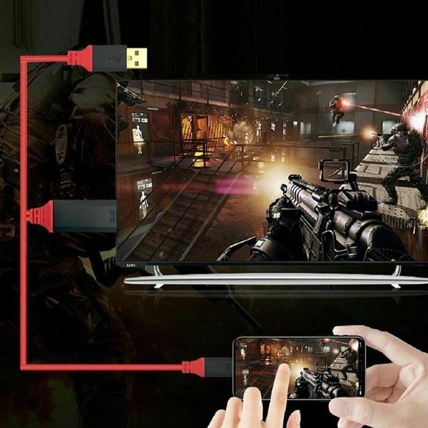 Usb 3.1 Type C в HDMI-кабель-адаптер-переходник 2M Hd 1080P 4K HdTV-сплиттер-кабель для Samsung Galaxy S10/9/8, телефон, проектор, телевизор