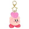 [Sanei Boeki] Kirby's Dream Land Mini-Mofu Mascot Keychain Friends Heart Throw Plush Toy