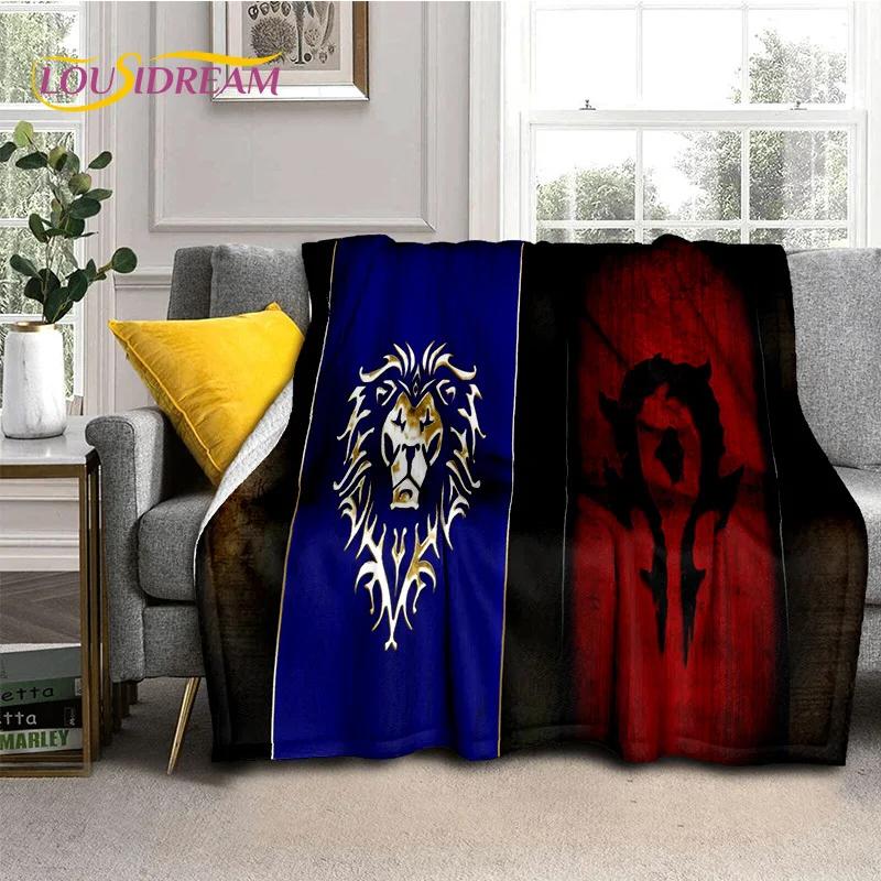 WOW, World of Warcraft Demon Hunter, Lich King Game Flannel Blanket for Beds Bedroom Sofa Picnic,Throw Blanket Outdoor Leisure