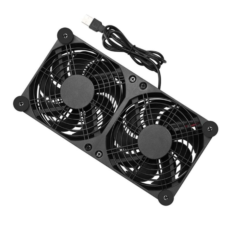 120mm USB 5V Cooling Fan Portable Cooling Fan for Tablet TV Receiver Router DVR Computer Cabinet Component Cooling
