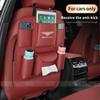 For Bentley Continental GT MULLINER Bentayga Flying Hurtling Spurlogo Car Seat Back  Storage Bag Rear Backrest  Anti-kick Pad TH0