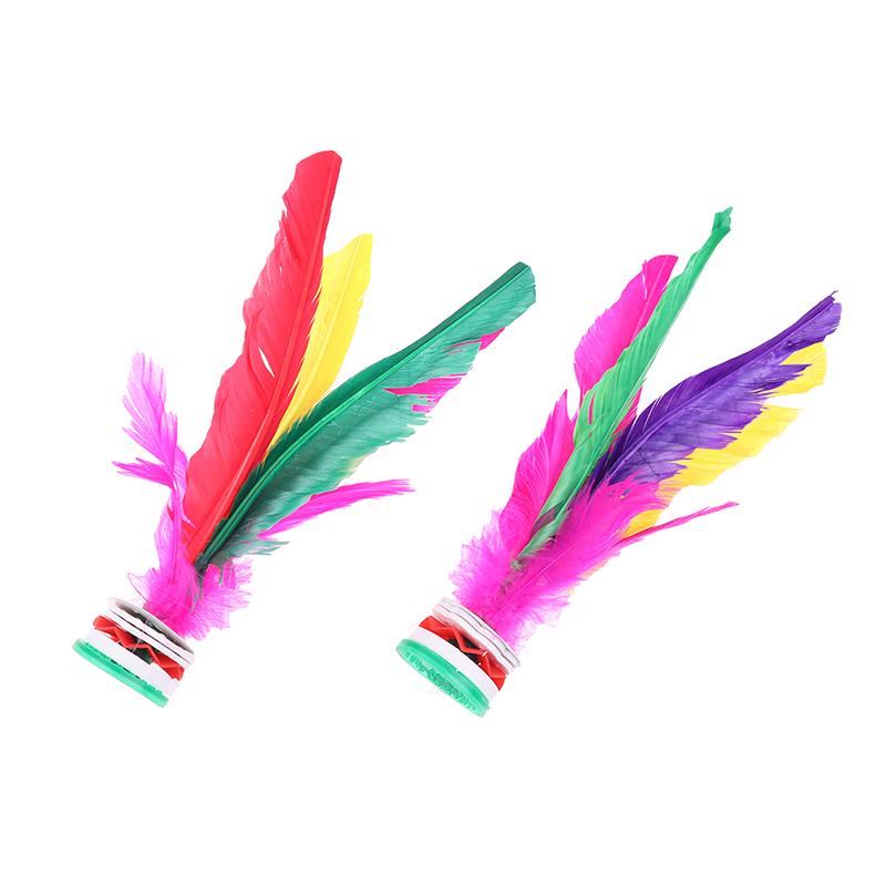 2Pc China Jianzi Fancy Shuttlecock Fitness Entertainment for Physical Exercise