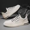Мужская обувь лето 2025 новая дышащая маленькая белая обувь универсальный тренд кроссовки на толстой подошве для увеличения роста мужские