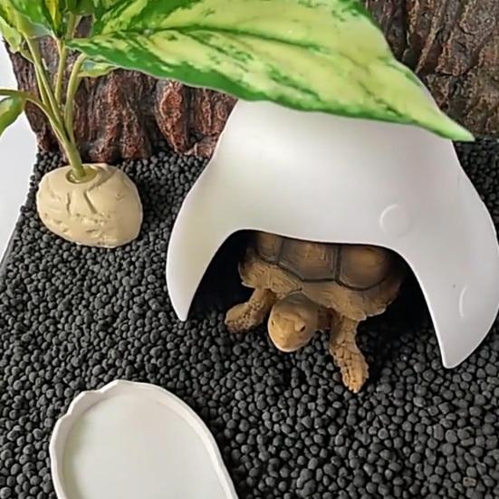 Stable Reptile Platform Anti-skid Eco-friendly Large Reptiles Hideout Pets Shelter