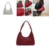 Fashionable Woven Diamond Pattern Women's Tote Bag Single Strap Versatile For All Winter Outfits