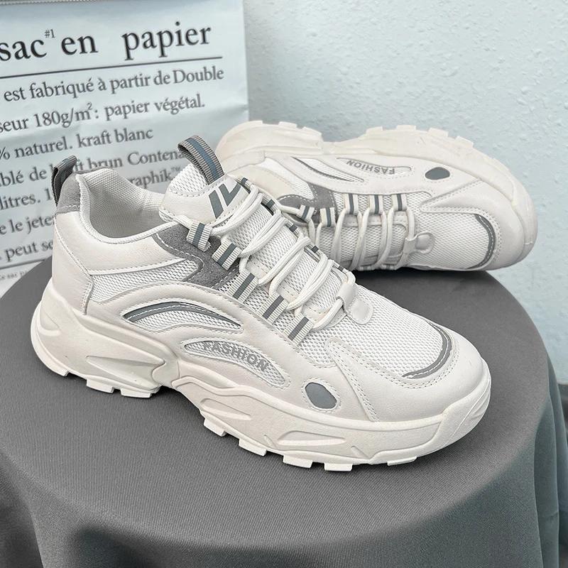 2025 New Casual Sports Dad Shoes for Men Trendy Shoes Men's Sneakers Male Breathable Platform Tenis Masculino Shoes