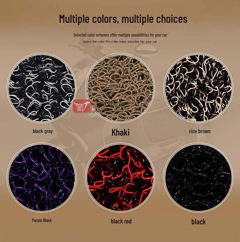 Rainproof Footrest Pad for Kymco CK125T-3L with Thickened Coil Mat