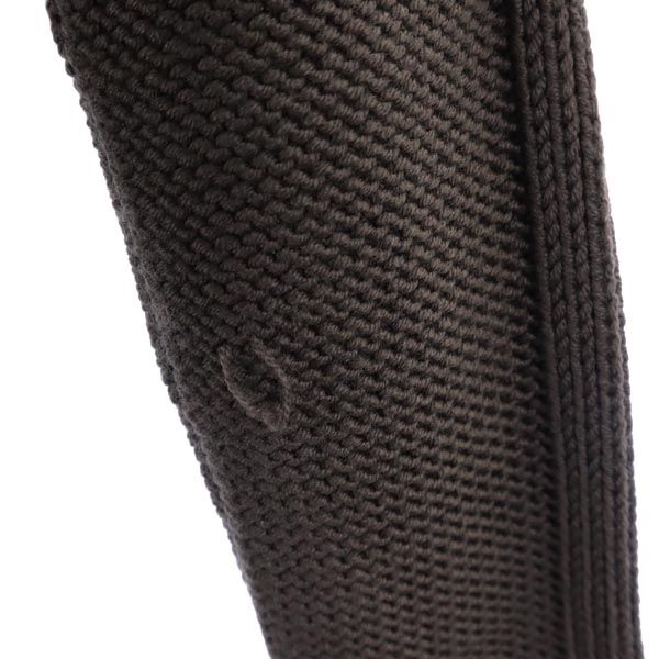 Fendi Сделано в Италии Вязаный свитер с длинным рукавом и V-образным вырезом 40 Коричневый женский б/у