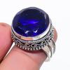 Natural Amethyst Gemstone 925 Sterling Silver Jewelry Ring Size 7.5 D9l25