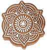 IBA Indianbeautifulart Textile Printing Block Mandala Hand Carved Wooden Stamp Wood Block Printing Textile Stamp For Fabric   Pottery Blocks- 2.5