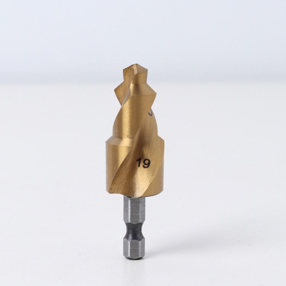 Water Pipe Connection Tool PPR Lifting Drill Bit Hexagon Shank Step Drill Hole Opener