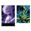 Led Backlit Poster One Piece Anime Night Light for Birthday Gift Bedroom Nightlight Game Room Deco Table Lamps Sign Zoro