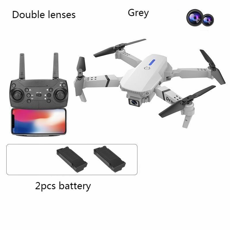 Дрон E88 Pro 4K HD с двойной камерой, положение 1080P Wi-Fi FPV Nova 2021 Altura Manter Profissional RC Quadcopter
