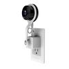 Настенное крепление для розетки переменного тока для камеры безопасности Nest Cam Indoor, 360 градусов, штепсель США, шаровое соединение, настенное крепление для розетки переменного тока с USB-кабелем
