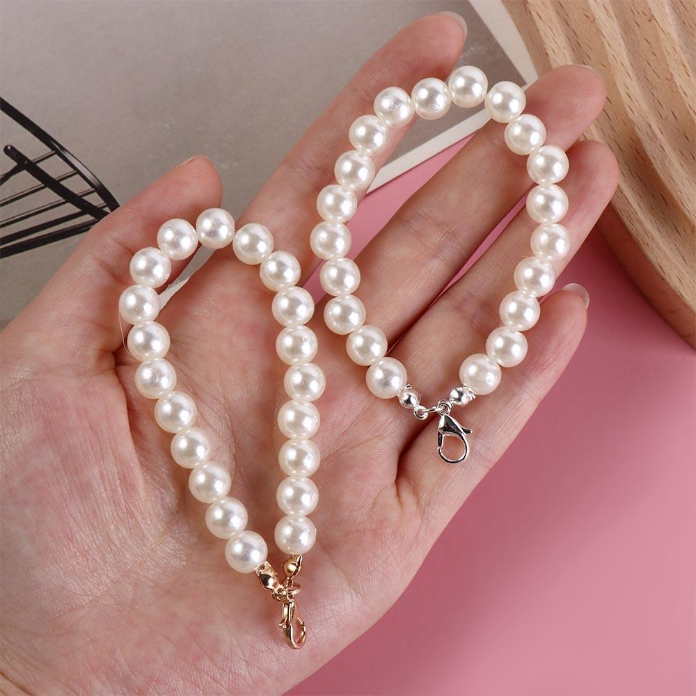 Beaded Pearl Lanyard Anti-Drop Phone Case Chain Phone Accessories Mobile Phone Chain  Handbag Belt