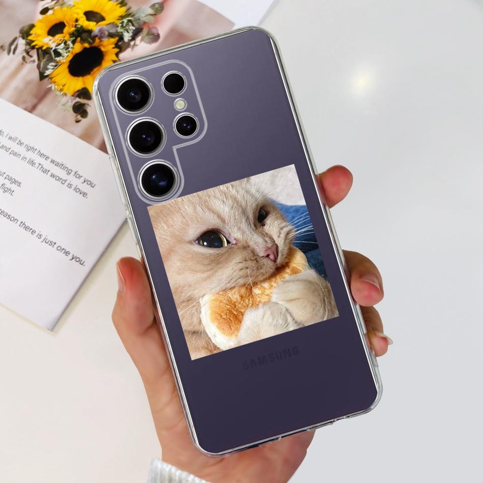 Чехол для Samsung Galaxy S24 Ultra 5G S24 Plus 2024 Элегантная печать Мягкий силиконовый ТПУ чехол для Samsung S 24 S24Plus S24Ultra