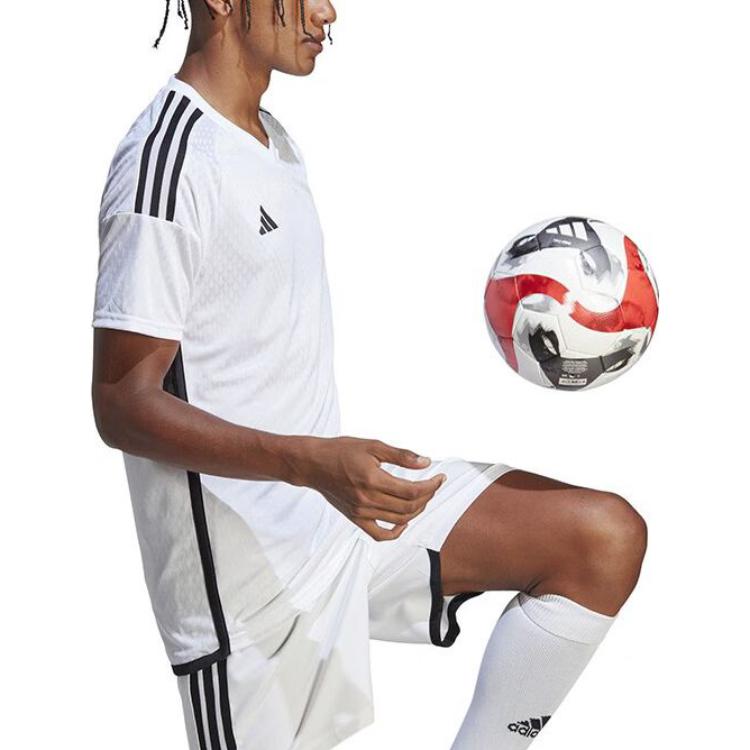 adidas Мужские белые футбольные майки умеренного прямого кроя HT5686