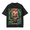 Свободная стираная футболка Оверсайз Israel Adesanya The Last Style Свободные футболки Хиппи футболка для унисекс Лето Y2k Классический дизайн Футболки