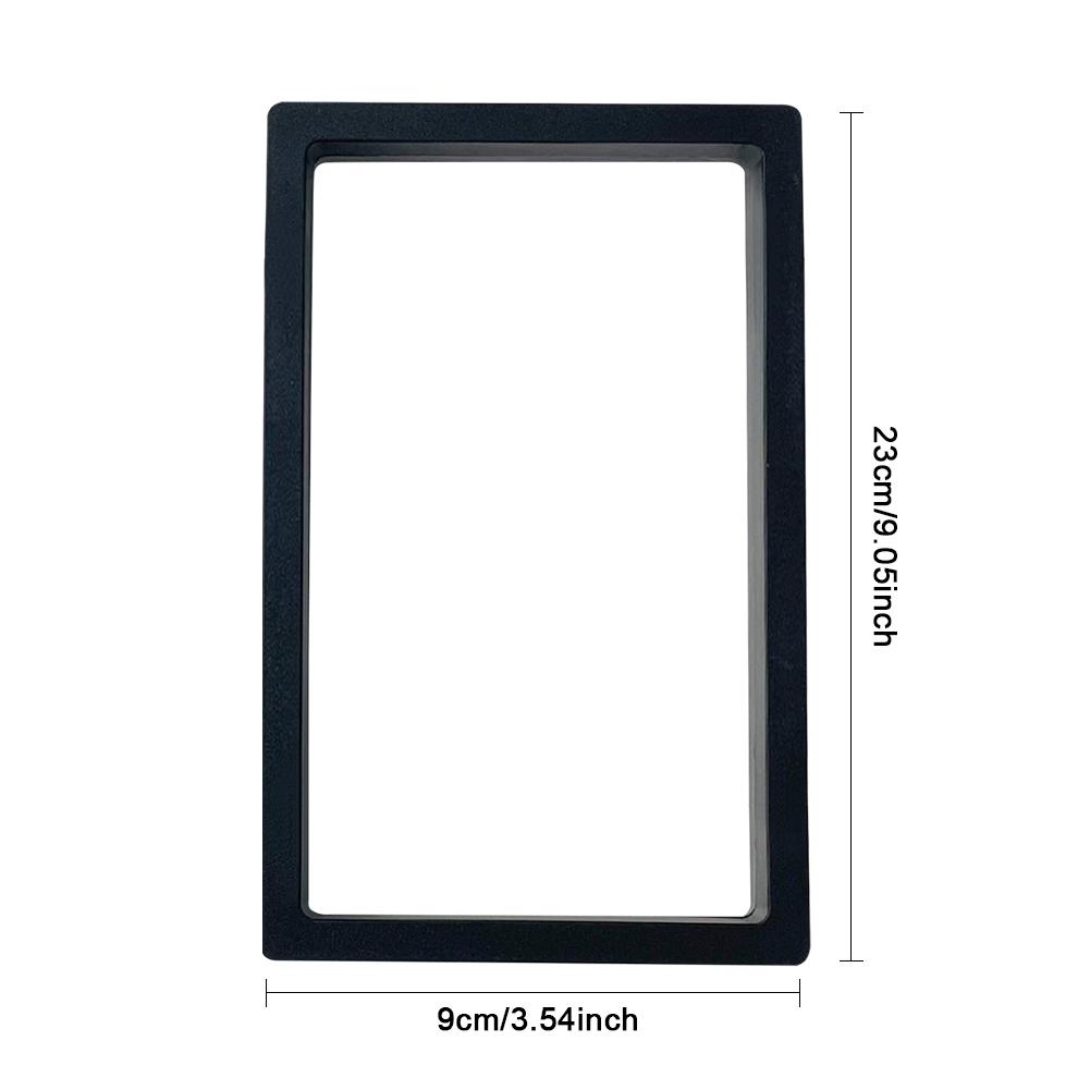 Коробка для демонстрации ювелирных изделий 3D плавающая рамка Дисплей-подставка для колец, ожерелий, серег Упаковочная коробка Подставка-держатель для демонстрации ювелирных изделий, монет