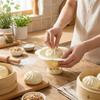 Non-stick Baozi Maker Mold Plastic DIY Pastry Press Flower Dumpling Mold  Breakfast Bun Making