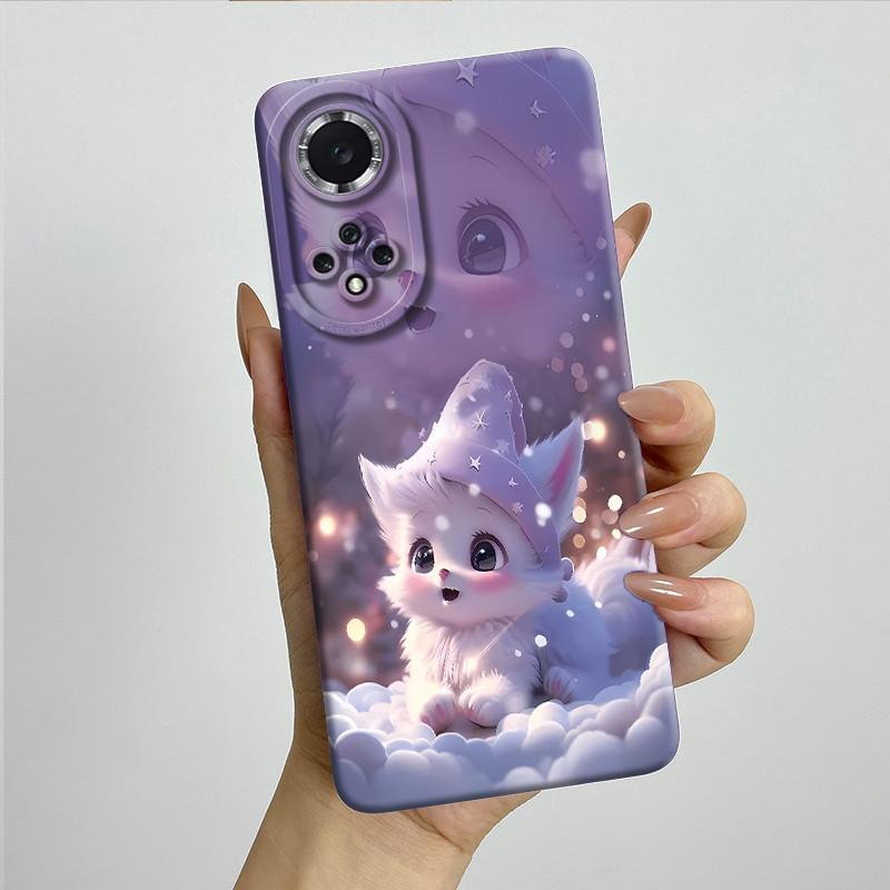 Чехол для телефона Huawei Nova 9 / Honor 50 NAM-LX9 NTH-NX9 Мягкий силикон Сладкий расписной Защитная задняя крышка Милый напечатанный корпус