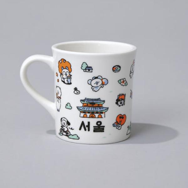 BT21 Кружка Seoul Edition (340 мл / 11,49 жидких унций.)