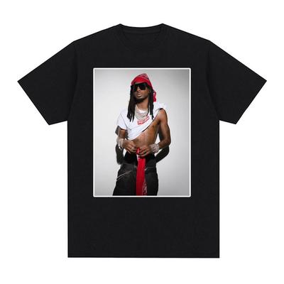 Футболка в стиле стритвир, вдохновленная Playboi Carti, винтажная футболка с рэп-эстетикой, мужская, женская, хип-хоп, 100% хлопок, футболка оверсайз
