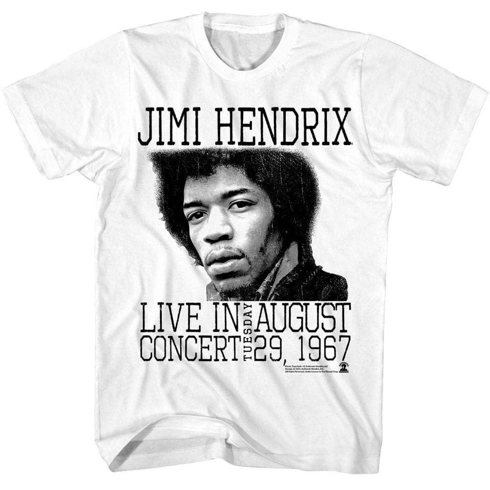 Jimi Hendrix Nottingham Blues Festival Men's T-Shirt