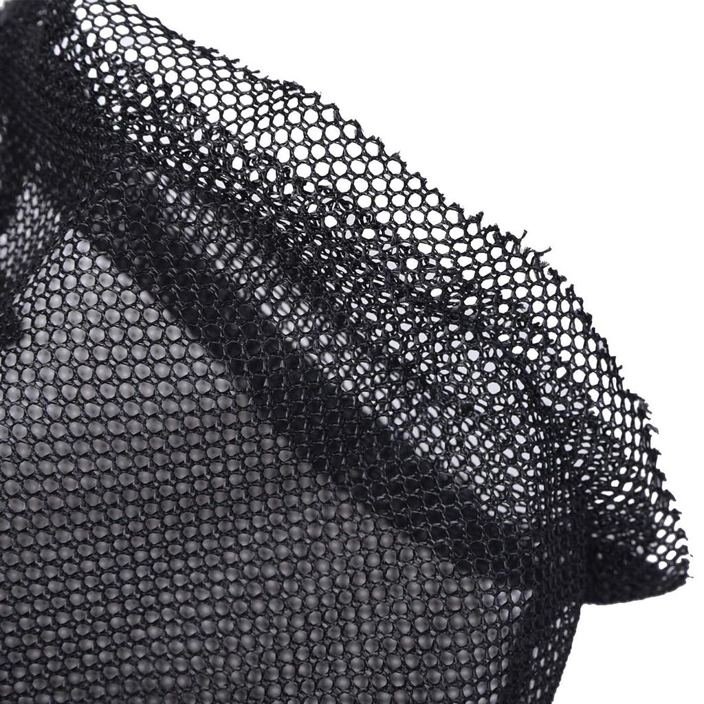 Boundless Voyage of Mesh Round String Net Nylon Storage Pouches for Outdoor and Other Small Black Large X 20 BVP03 [Set 5] Bags, Bottom, Bags, Travel,